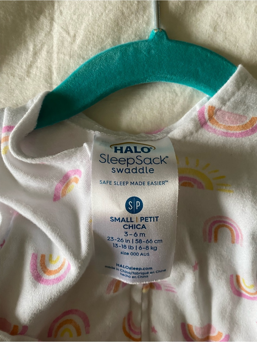 HALO White Sleep Sack 3-6 month size S - Picture 5 of 6